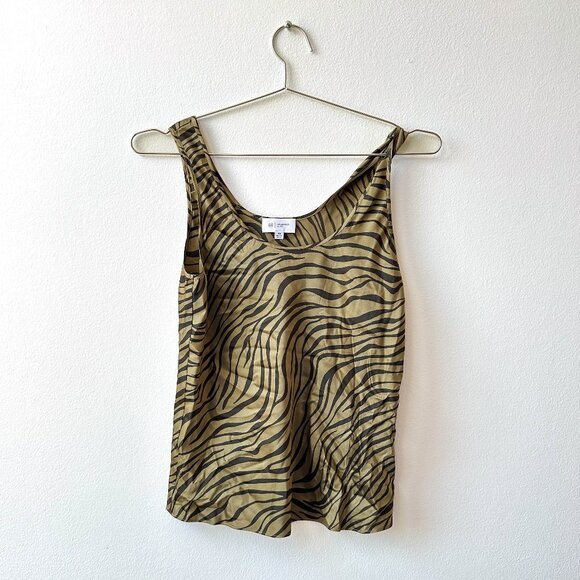 Nicola Silk Double Scoop Tank - Picture 2 of 2